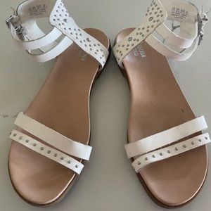 7.5 White Gladiator Sandals